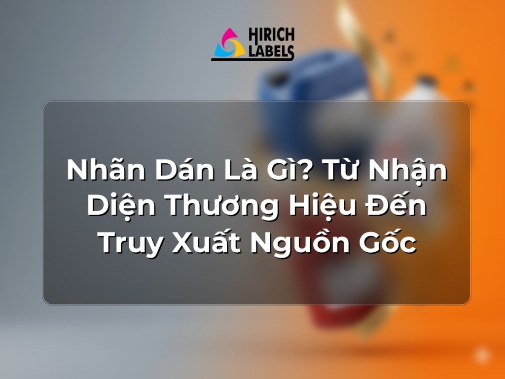 Nhãn dán là gì? Từ nhận diện thương hiệu đến truy xuất nguồn gốc