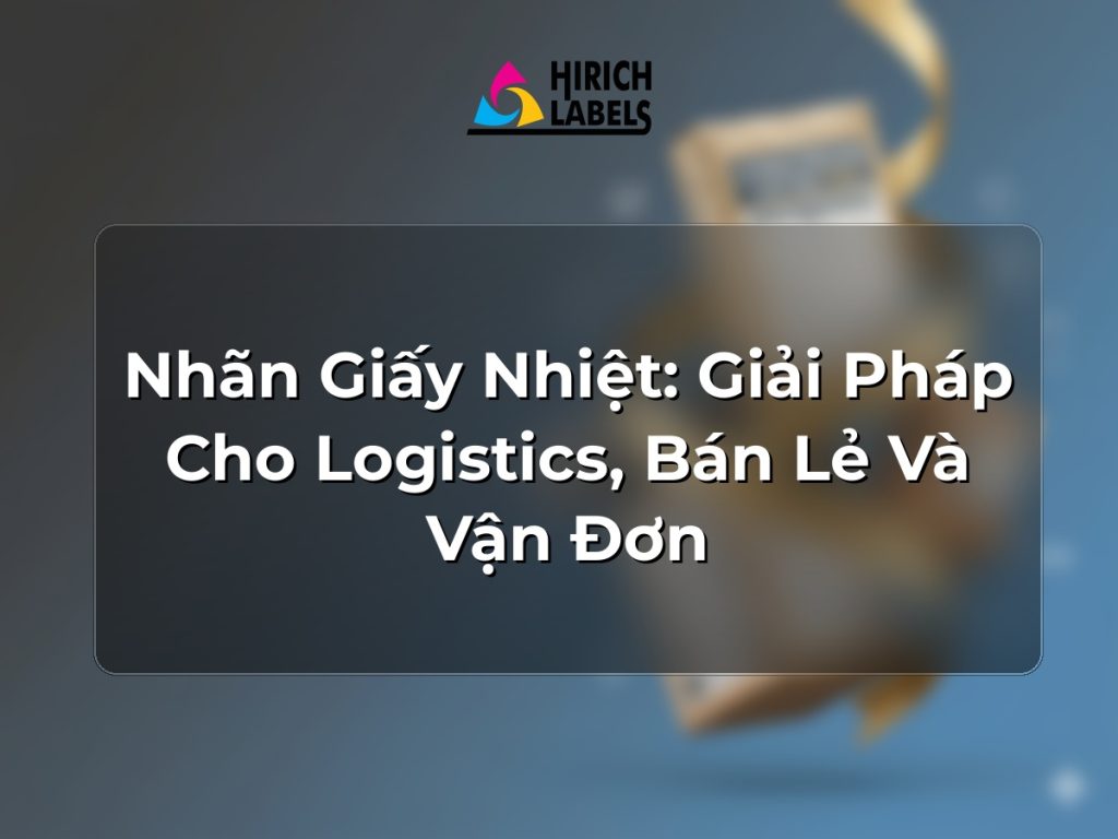 Nhãn giấy nhiệt: giải pháp cho logistics, bán lẻ và vận đơn