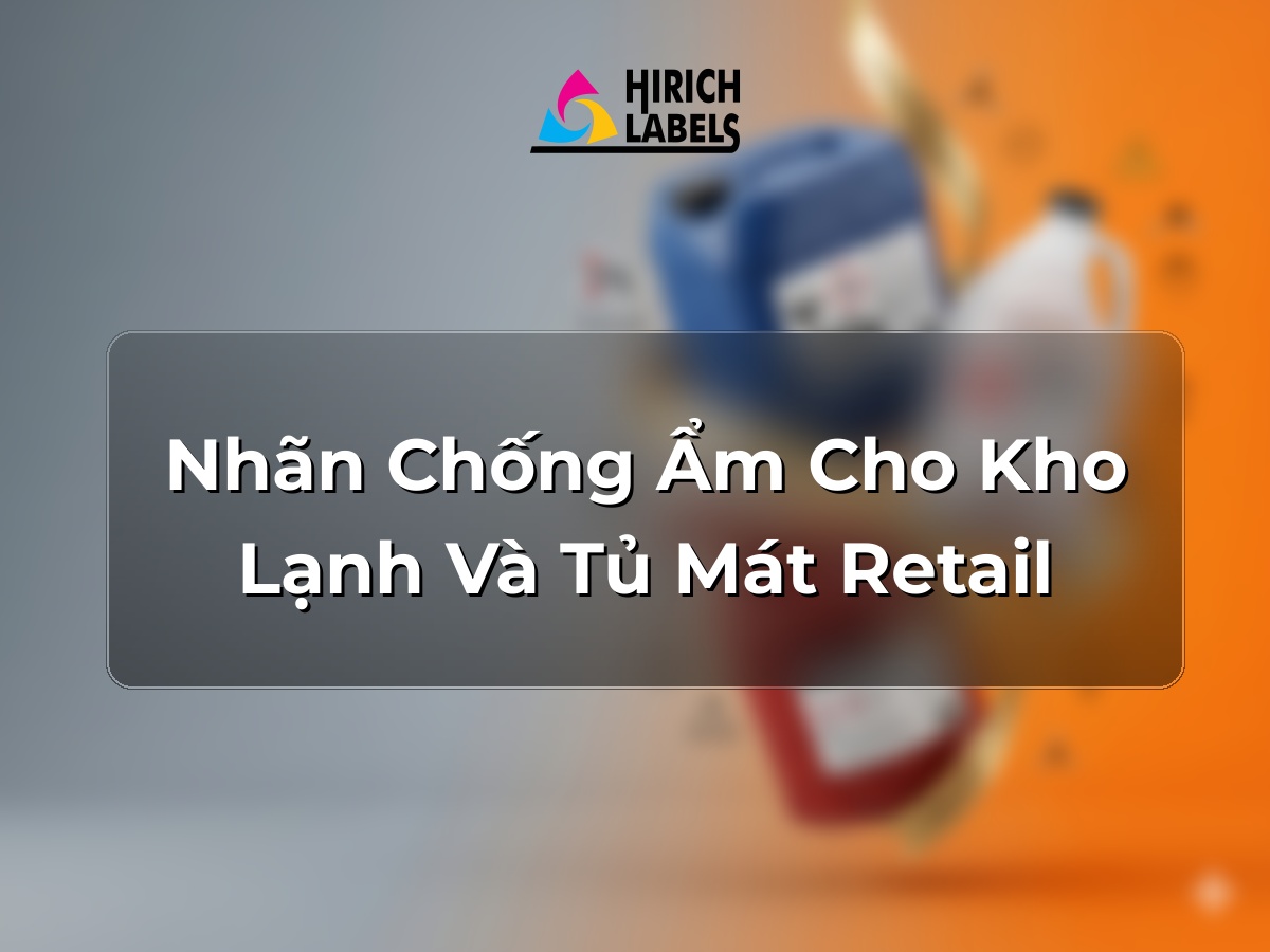 Nhãn chống ẩm cho kho lạnh và tủ mát retail