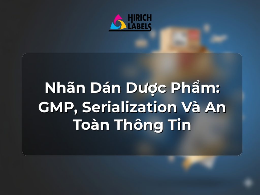 Nhãn dán dược phẩm: GMP, serialization và an toàn thông tin