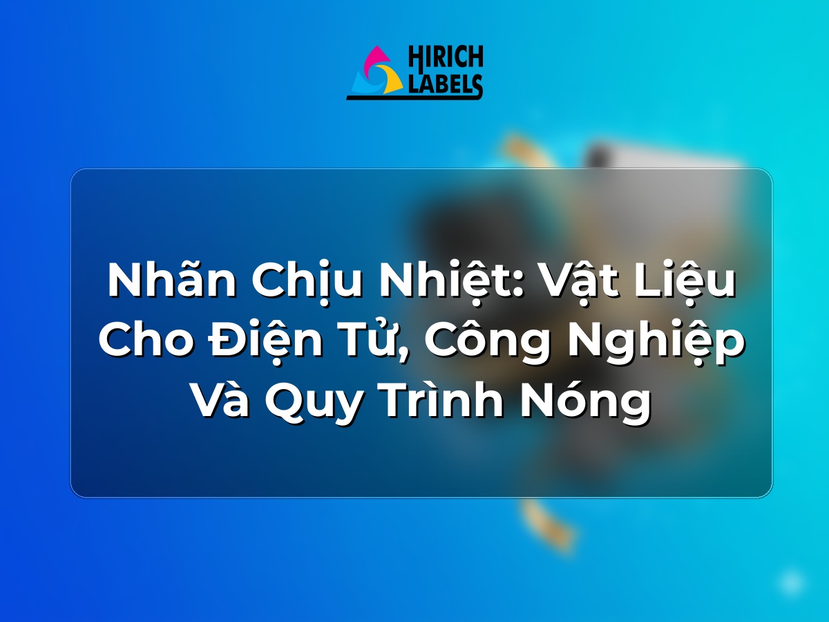 Nhãn chịu nhiệt: vật liệu cho điện tử, công nghiệp và quy trình nóng