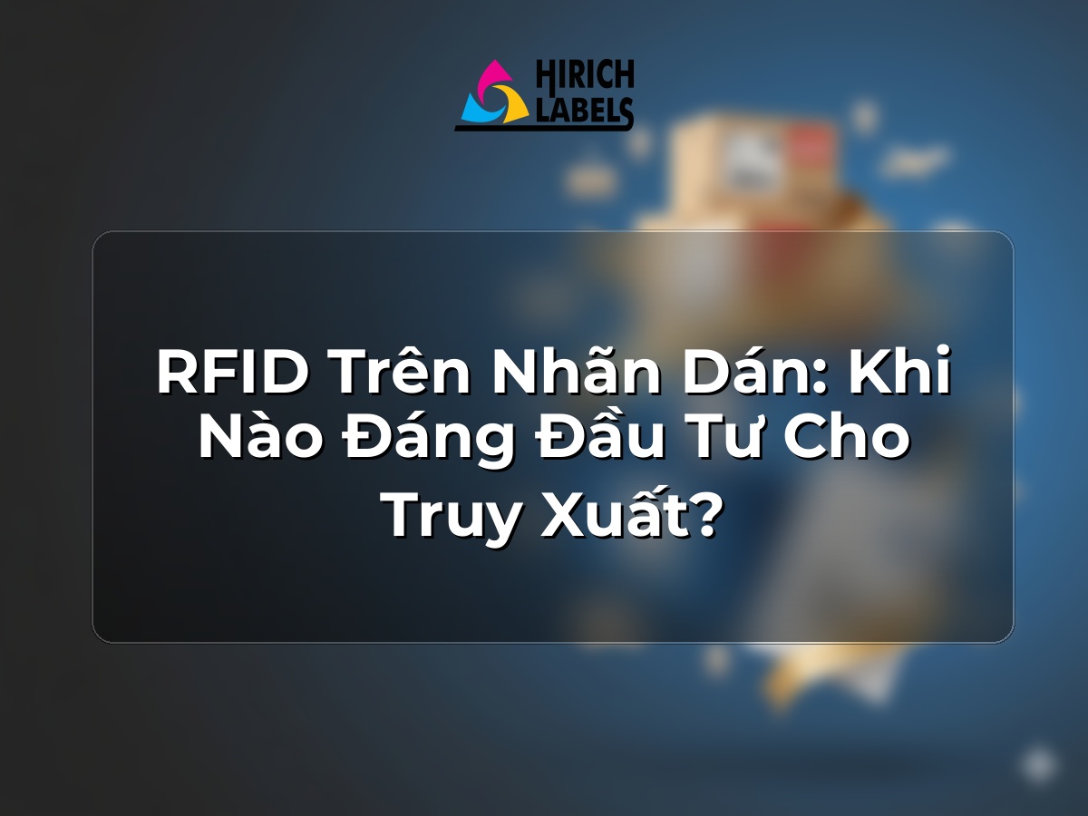 RFID trên nhãn dán: khi nào đáng đầu tư cho truy xuất?