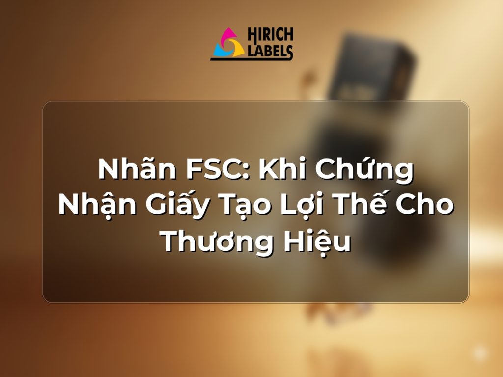 Nhãn FSC: khi chứng nhận giấy tạo lợi thế cho thương hiệu