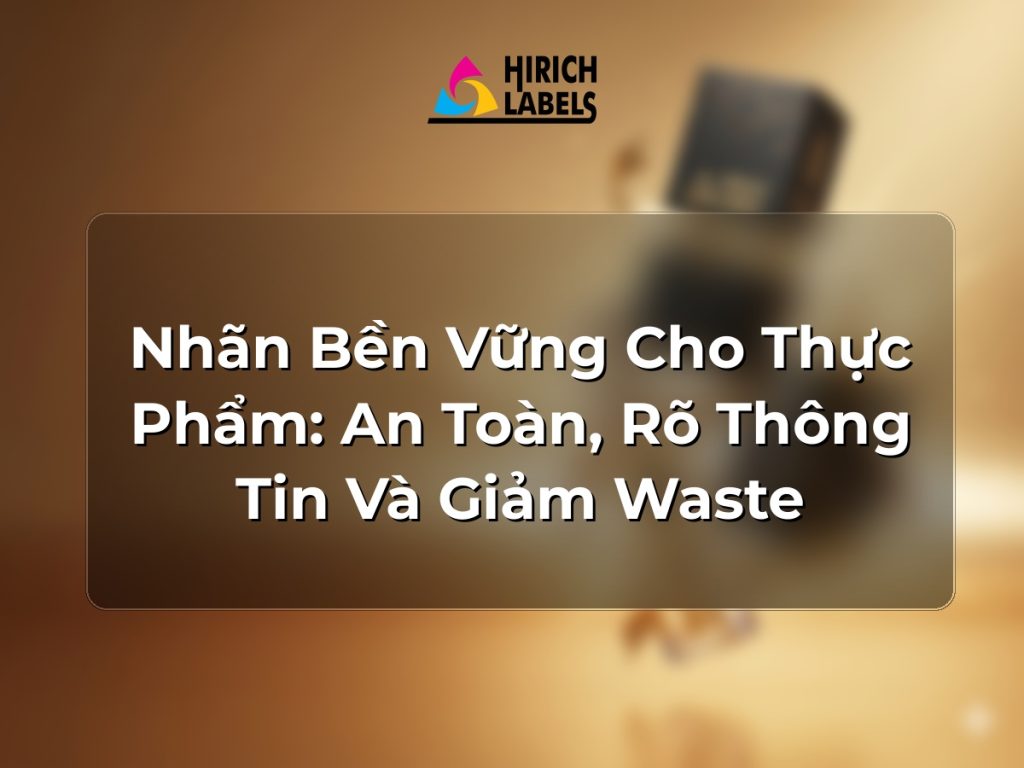 Nhãn bền vững cho thực phẩm: an toàn, rõ thông tin và giảm waste